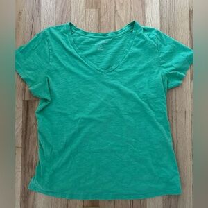 Universal Thread Teal V-Neck Short Sleeve Tee